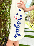 Embroidered KC Baseball Dress