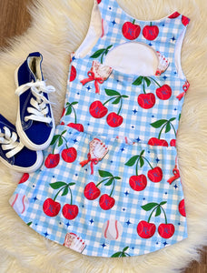 KC Baseball Cherry Athletic Dress
