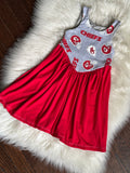 Upcycle Football Dress 4t
