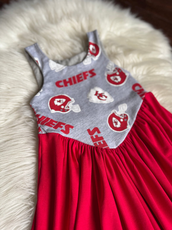 Upcycle Football Dress 4t