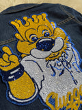 Sequin KC Baseball Denim Jacket