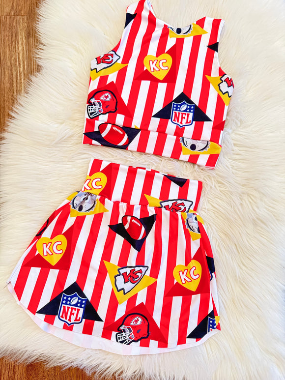 Vintage-Inspired KC Skort Set
