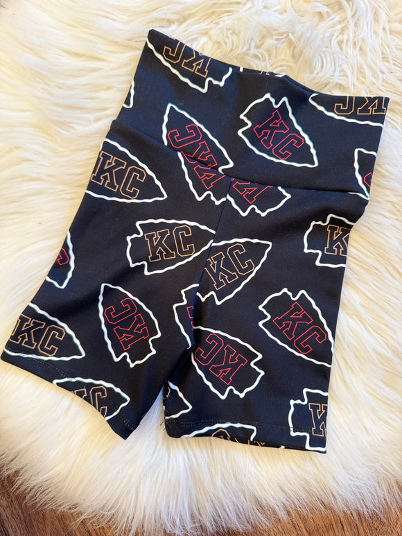 Arrowheads in Black Shorts