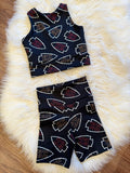 Arrowheads in Black Shorts