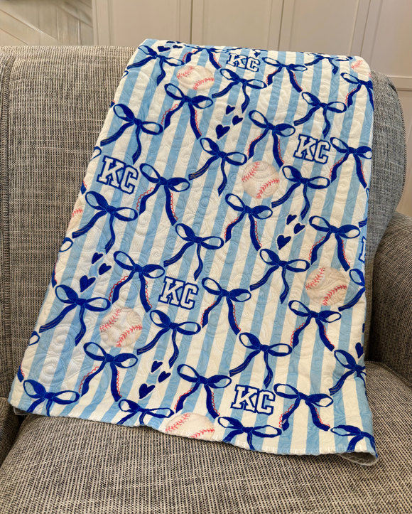Quilted Stroller Blanket
